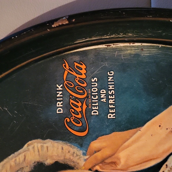 Vintage Coca-Cola Large Betty Tray. - Picture 4 of 5